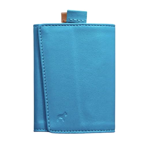 Image of The Frenchie Co. - Speed Wallet Mini - Ultra-Slim RFID Blocking Card Holder - Quick-Access Pull Tab - Full-Grain Italian Leather Minimalist Front Pocket Wallet for Men & Women
