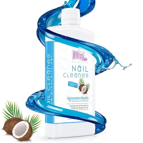 Cleaner Ongles Dégraissant à la Noix de Coco 100 ml – Nettoyant Ongles Professionnel, Élimine...