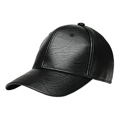 baseball caps for men leather