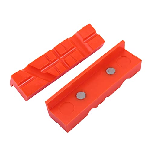 DIYEAH 2piezas Almohadillas De Agarre Multiranuradas Para Carpintería y Metalistería Protección De Almohadilla Para Mordazas De