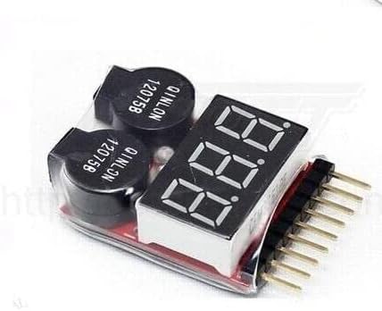 Replacement Part For 2pcs Voltage Digital Indicator For Rc Battery Battery Tester Low Pressure/voltage Alarm Battery Display