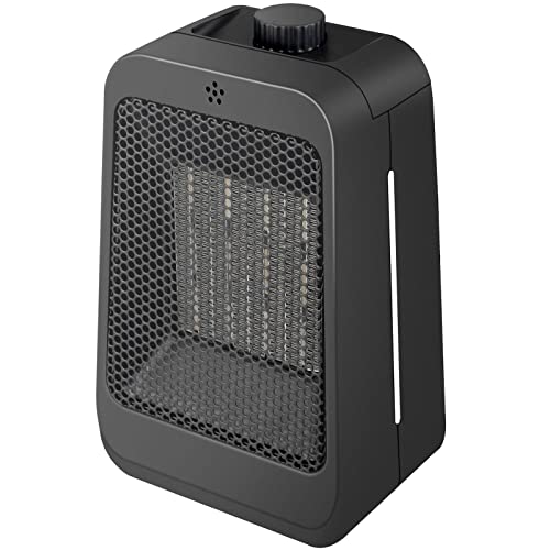 Calentador De Espacio, Calentadores Eléctricos De 1200 W, Portátil Para Interiores Con Termostato, Calentador De Espacio Portátil Con Protección Contra Sobrecalentamiento Y Vuelco,Withoutremotecontrol Cover