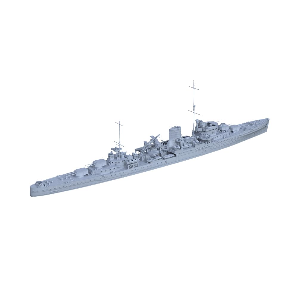 MRY-SFW SSC600602 1/600 zestaw do budowy modelu wojskowego Royal New Zealand Navy HMNZS Leander 1942 lekki krążownik