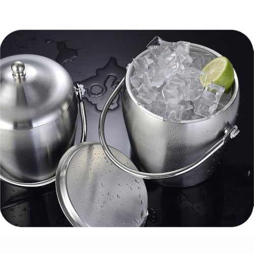 Cubo de hielo de tambor portátil para uso interior y exterior 8