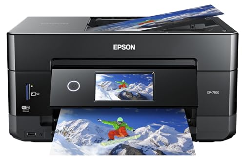Epson Expression Premium XP-7100 Wireless Color Photo Printer with...