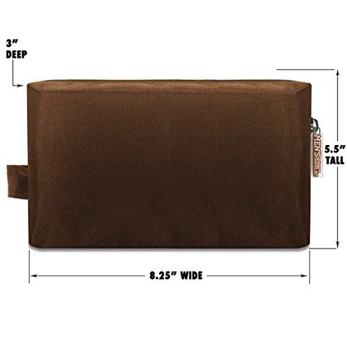 Convenience Kits International Men’s Premium 20-Piece Kit With Travel Size Tsa Compliant Essentials, Featuring: Dove Men & Care Products In Brown Dopp Bag #TOP3