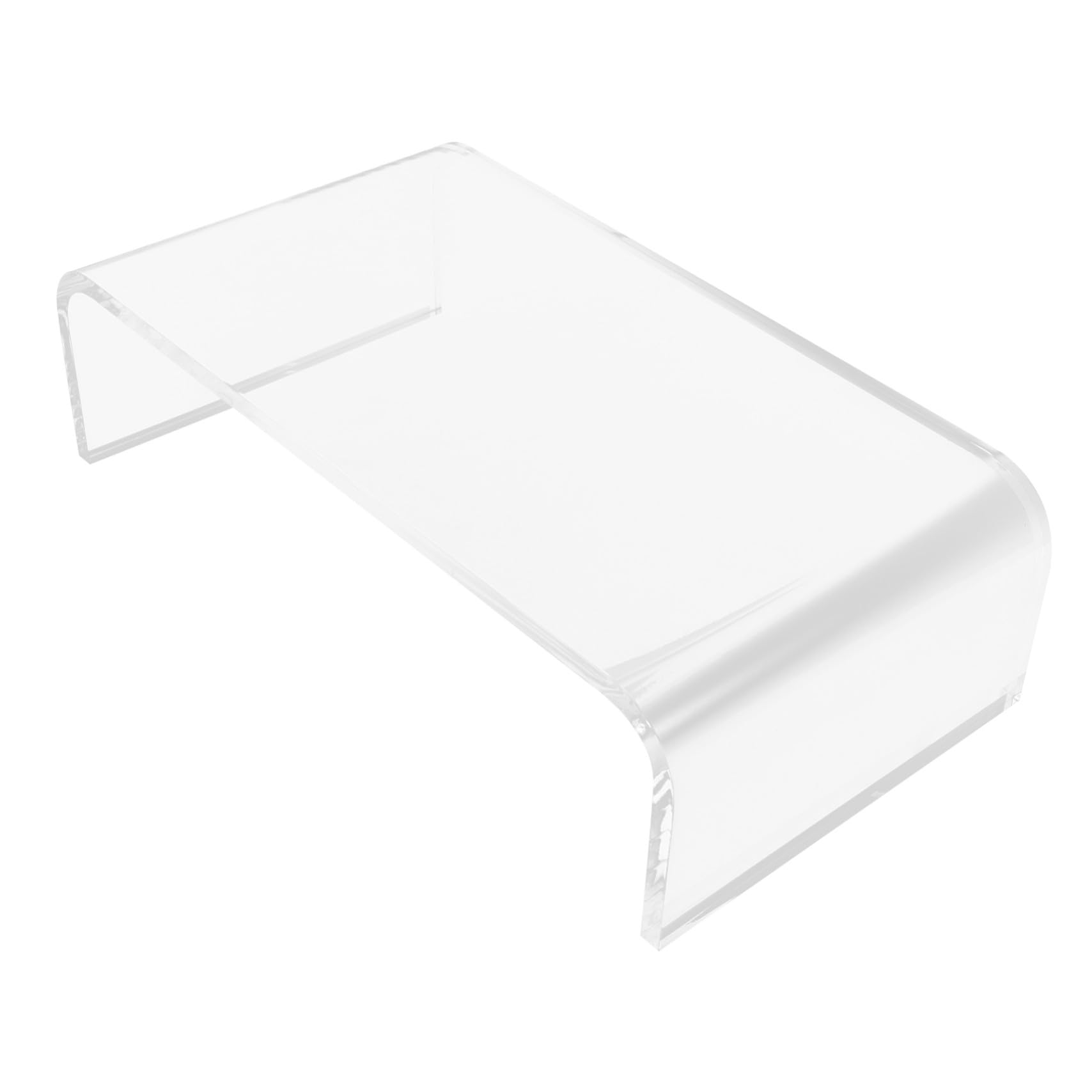 Homoyoyo Support De Moniteur Acrylique Transparent Pour Ordinateur Support Pour Écran Ordinateur Surélévation Pour Bureau
