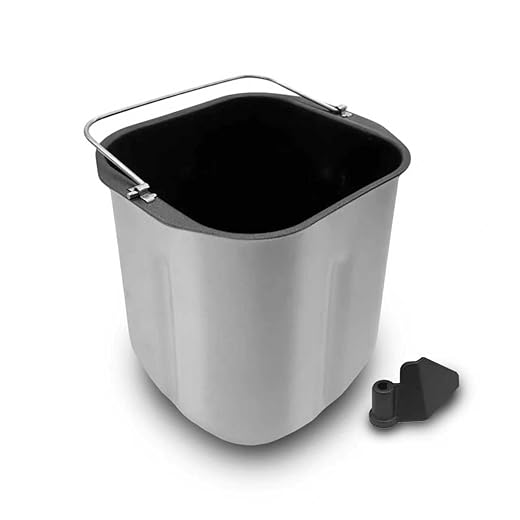 Bread Maker Pan Replacement with Kneading Paddle, Compatible with Cuisinart CBK-110NAS & CBK-110P1 2LB Vertical Bread Makers, Fits Elite Gourmet EBM8103M, Hamilton Beach 29987 & KitchenAid