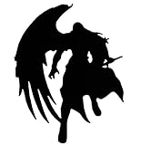 Dark Sephiroth Silhouette 5.5' Tall Final Fantasy FF7 Logo Die Cut Decal - Black Color