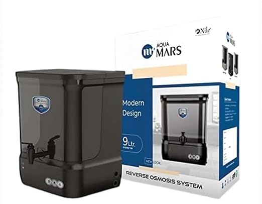 Aqua Mars Stage Purification 9 Liter Ro + B12 + Uf + Active Copper + Tds Control Water Purifier with Intelligent Disinfection Uv Led In Tank Filter for Home office (Black)-image-34