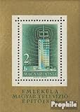 Prophila Collection Ungarn Block26A (kompl.Ausg.) postfrisch ** MNH 1958 Fernsehstation (Briefmarken für Sammler)
