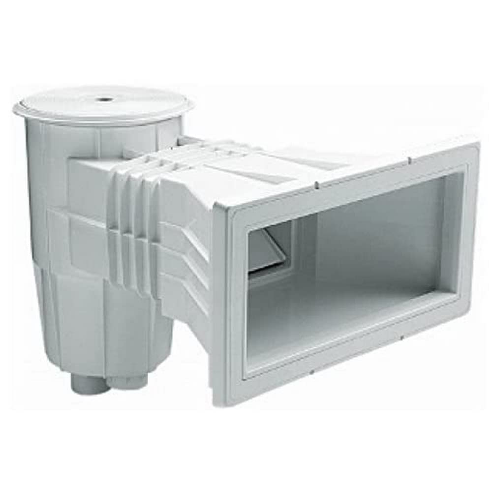 SKIMMER 15 L PISC. HORM. CON BOCA AMPLIACIÓN TAPA CIRCULAR BLANCA