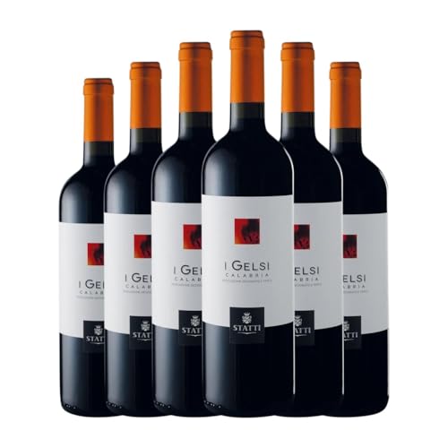 Statti I Gelsi Rosso Calabria – Pack 6 Botellas 75 cl de Vino Tinto Premium Statti I Gelsi Rosso Calabria – Pack 6 Botellas 75 cl de Vino Tinto Premium