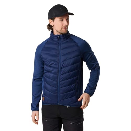 X-Trail Hybrid Jacke Outdoor Jacke winddicht wasserabweisend atmungsaktiv mit Kapuze und Taschen für Herren