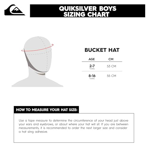 Quiksilver AQBHA03547 Boys Kid'S Bushmaster Sun Protection Floppy Visor Bucket Hat thumb #7