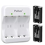 Controller Rechargeable Battery Compatible for Xbox Series X|S/Xbox One/Xbox One S/Xbox One X/Xbox One Elite Wireless Controller, 2 Pack High Capacity Lithium Batteries with Charger