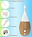 Raindrop Nebulizing Diffuser - Waterless diffuser For Essential Oils Aromatherapy - Wood Base, Glass Top - Fills Big Rooms In Minutes With Organic Aromas - Two Scents by VINEVIDA (Light Wood)