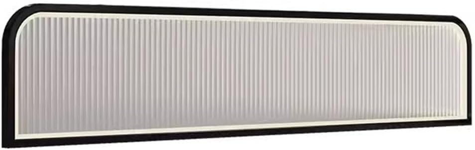 LED Privacy Desk Partition Panels, Freestanding Table Divider with Light, Black Frame & White, Ideal for Home, Office & Restaurant Workstations (1m x 60cm)