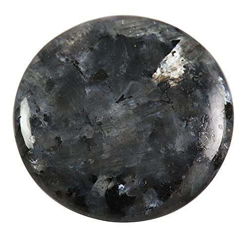 Pierre de lune norvégienne larvikite cabochon naturel 42 carats de prestige