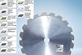Bausägeblatt, Brennholzsägeblatt Hartmetall 210 x 30 Zähne=34