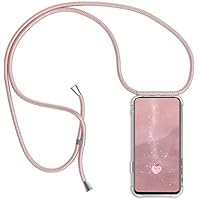 Funda Con Cuerda Para IPhone 11 Pro MAX, Carcasa Transparente TPU Suave Silicona Case Con Correa Colgante Ajustable Collar Correa De Cuello Cadena Cordón Para IPhone 11 Pro MAX 6.5