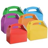 Rainbow Treat Boxes Party Favor Boxes,24 Pack Cardboard Gift Boxes for Bridesmaid Proposal/Birthday/