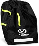 V VOLKGO Car Seat Travel Bag for Airplane with Backpack Straps, Gate Check Bag, Car Seat Bags for Air Travel Carseat Travel Cover, Carseat Travel Bag Cover for Airplane Travel