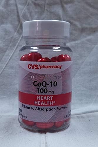 CVS Health Satin Collection COQ-10 Softgels 100mg, 80 Softgels