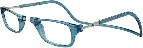 Vista 18 de Clic - Anteojos de lectura magnéticos, para computadora, lentes reemplazables, varillas ajustables, originales (tamaño pequeño-mediano)