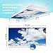 Fluorescent Light Cover for Classroom Ceiling Lights Clouds - Premium Backlit Film Insert 2x4 (22.38