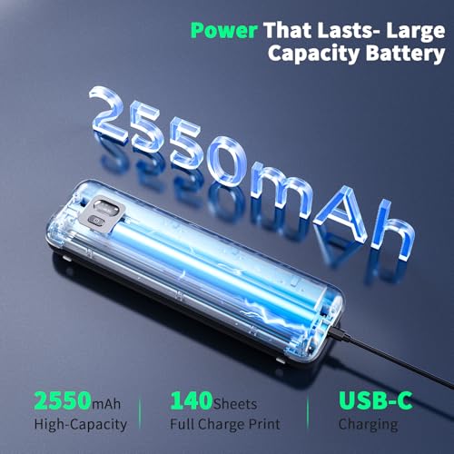 Wireless Portable Inkless Printer - Travel-Friendly Thermal Printer - Image 4