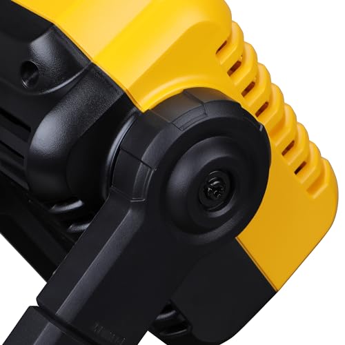 Dewalt LED Akku-Baustellenleuchte DCL077 (sehr hohe Lichtstärke von bis 2.000 Lumen, robuster Multi-Positionsgriff, IP54, mit Stativaufnahme 1/4' und 5/8', Lieferung ohne Akku und Ladegerät)