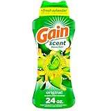 Gain Fireworks In-Wash Scent Booster Beads, Original, 24 oz, Laundry Scent Boosters, Gain Scent Booster Beads, Odor Eliminator