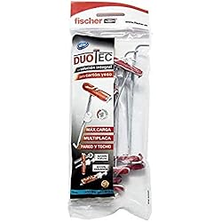 Taco Para Ventilador Techo fischer - Tacos pladur DuoTec, para soporte tv 10 mm, Bolsa 10 uds tacos pladur