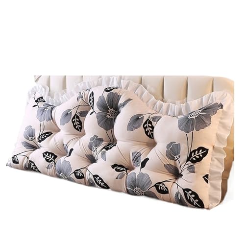 Grand dossier de lit 150cm coussin soutien taille impression active
