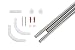 RIDDER 159500 - Raíl para Cortina de Ducha en ángulo (Aluminio, 21...