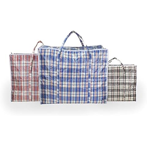 J K ZONE Pack of 4 Laundry Bags With Zip Clothes Storage Bags 3 Sizes Large XL Large Jumbo Size Storage Bags House Moving Bags Toys Storage Bags Waterproof Plastic Bags (XL Large (80x60x26)) Cover