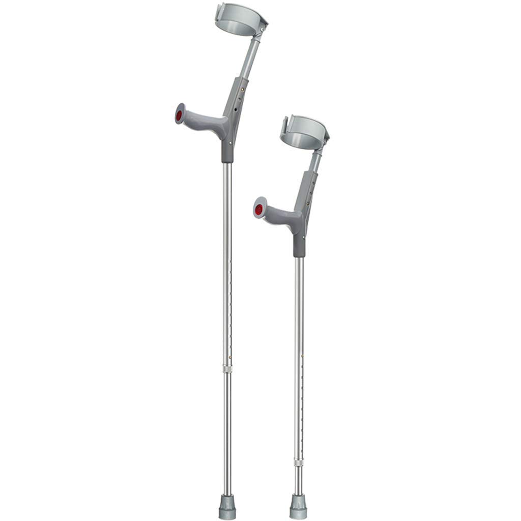 Muletas de antebrazo Muleta de antebrazo Ajustable Antideslizante para Adultos, muleta de Brazo Ajustable en Altura, aleación de Aluminio Liviana, Codo portátil liviano Lucky Star