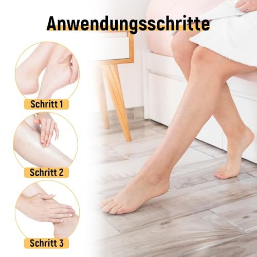 Hydrating and Anti-Cracking Foot Cream, 2025 Neuest Feuchtigkeitsspendende und Anti-Riss-Fußcreme, Urea Creme Fußpflegecreme Fußpflege Lindert Extreme Trockenheit und Rissbildung der Füße (1) – Bild 4