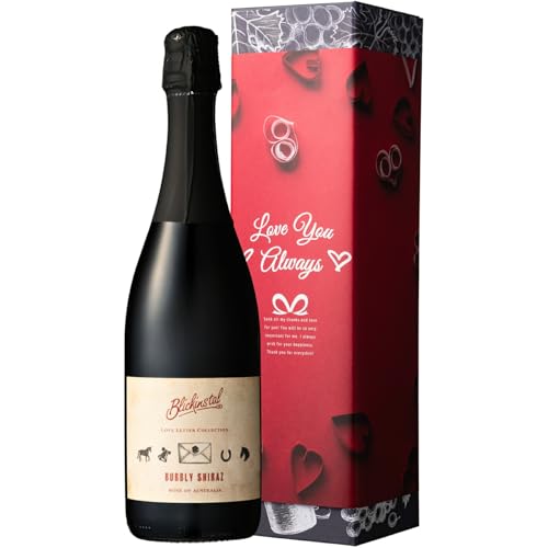 【ピンクA 熨斗】G'day Wine ブリッキンスタル ラブレター スパークリング シラーズ [ スパークリングワイン 赤 やや辛口 ミディアムボディ 13.0% オーストラリア 750ml ] ギフト 誕生日 プレゼント（Amazon）