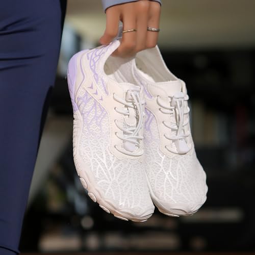 Image of Hike Barefoot Shoes Womens Men,Unisex Barefoot Water Shoes Breathable, Anti-Slip Hiking Footwear for Athletic Wide Toe Shoe Footwear for Hiking, Walking, Running, Yoga, and Water Sports