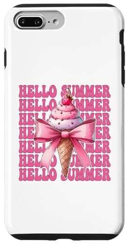 Hello Summer ACXN[ R[ ̎q }} RPbg { X}zP[X iPhone 7 Plus/8 Plus p