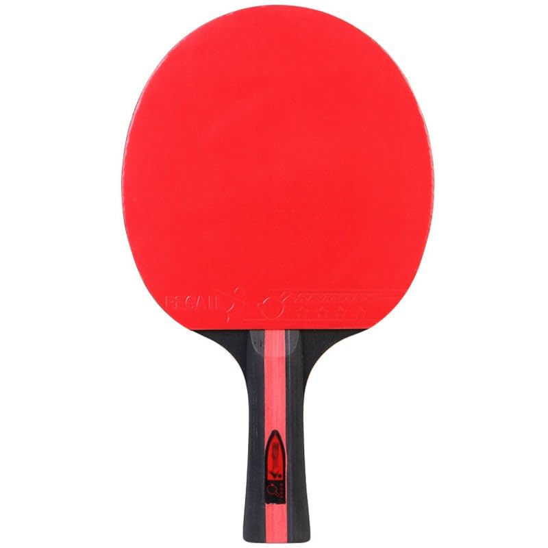 JITEM Colorful Ping Pong Paddle with Racket Bag, High Performance Table Tennis Paddle, Table Tennis Racket Suitable for Casual Training and Competition(Color:B), Size