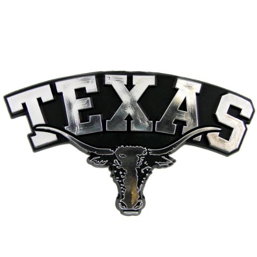 NCAA Texas Longhorns Chrome Automobile Emblem