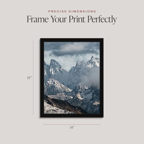 Image of Americanflat 14x18 Poster Frame - Engineered Wood - Black