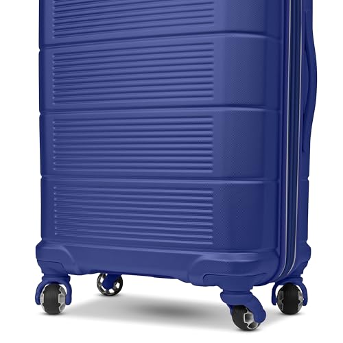 Image of American Tourister Stratum 2.0 Expandable Hardside Luggage with Spinner Wheels, Sapphire Blue, Carry-on