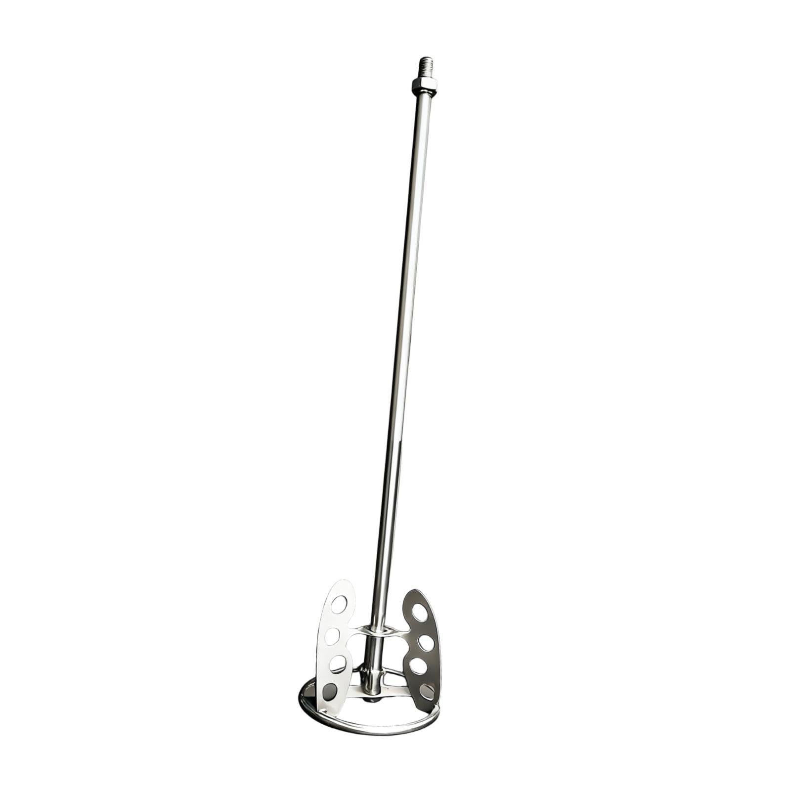 Tige à Mélanger Tige de Mélange pour Béton Malaxeur à Peinture pour Perceuse Outil d'Agitation de Mortier en Inox Adapté aux Bricoleurs Chantiers, M14