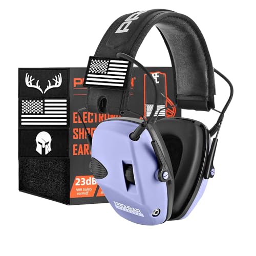 PROHEAR Electronic Ear Protection for Shooting with 4X Sound Amplification, Gun Range Hearing...