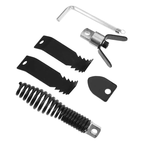 Uonlytech 1 Juego Cabeza De Cuchillo De Limpieza De Drenaje Herramienta De Dragado De Tuberías Cortador De Combinación De Limpieza De Drenaje Suministros De Tubería Black Acero Inoxidable