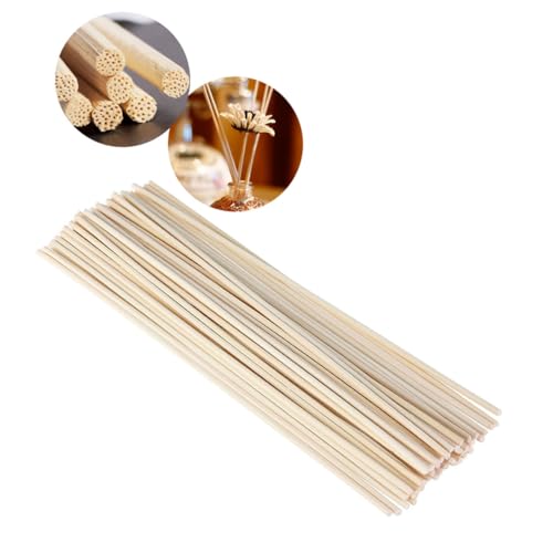 PRETYZOOM Oil Duffuser Sticks 100 Pack Rattan Diffusers Essential Oil Diffuser Sticks Air Purification Weekly Turn for Intense Scent